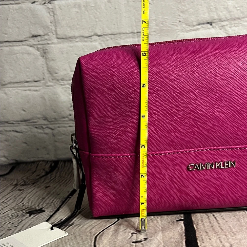 * Calvin Klein Fuchsia Cosmetic Bag